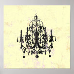 In Love Chandelier ~ Print / Poster
