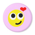 In Love Smiley Magnet
