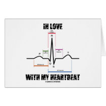 In Love With My Heartbeat (Electrocardiogram) cards