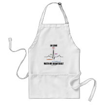 In Love With My Heartbeat (Electrocardiogram) Apron