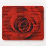 In Love With Poetry mousepads