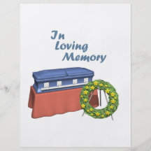 In Loving Memory Flyer