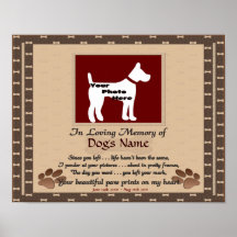 In Loving Memory of Your Dog (brown) Print
