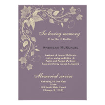 In Memoriam Announcement