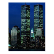 In Memoriam In memory of Twin Towers WTC NYC Postcards