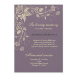 In Memoriam invitations