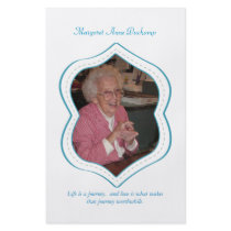 In Memoriam Loving Memory Funeral Photo Hand Out