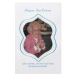 In Memoriam Loving Memory Funeral Photo Hand Out flyers