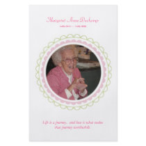 In Memoriam Loving Memory Funeral Photo Hand Out