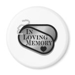 In Memory Dog Tags magnets