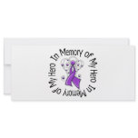 In Memory Hero Alzheimer’s Disease Angel Wings rack cards