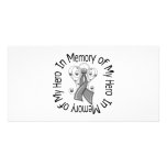 In Memory Hero Parkinson's Disease Angel Wings photo cards