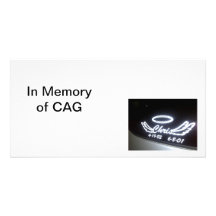 In Memory of CAG Customized Photo Card