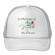 In Memory of My Friend - Lung Cancer Mesh Hat