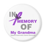In Memory of My Grandma Pancreatic Cancer magnets