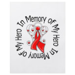 In Memory of My Hero Heart Disease Angel Wings flyers
