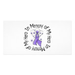 In Memory of My Hero Hodgkin's Lymphoma Angel Wing Photo Cards