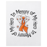 In Memory of My Hero Leukaemia Angel Wings flyers