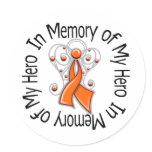 In Memory of My Hero Leukaemia Angel Wings