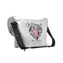 In Memory of My Niece - Breast Cancer Courier Bags