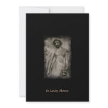 In Memory - to personalise (verso) invitations