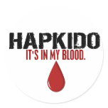 In My Blood HAPKIDO stickers