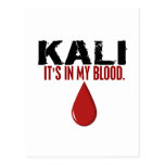 In My Blood KALI Postcard