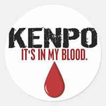 In My Blood KENPO Stickers