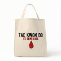 In My Blood TAE KWON DO bags