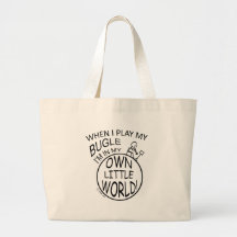 In My Own Little World Bugle Bag