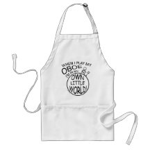 In My Own Little World Oboe Apron