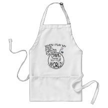 In My Own Little World Steel Drum Apron