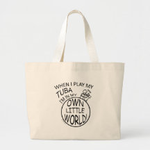 In My Own Little World Tuba Bags