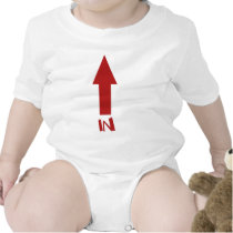 'In/Out' kids crawler t-shirts