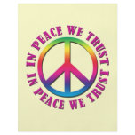 In Peace We Trust flyers