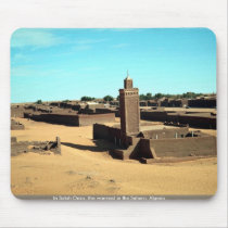 In Salah Oasis, the warmest in the Sahara, Algeria Mouse Pad