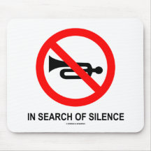 In Search Of Silence (Signage) Mouse Mat