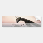 In Silhouette - Praying Mantis Bumper Sticker