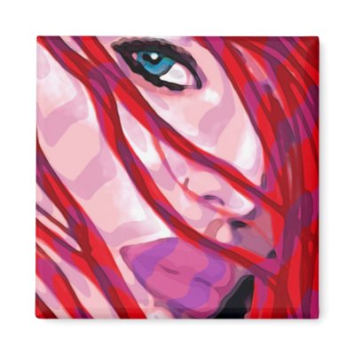 In stripes magnet by DigitalCreations