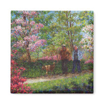In the Azalea Garden Refrigerator Magnets