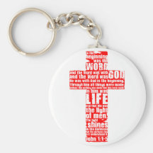 In The Beginning... Key Chain