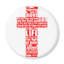 In The Beginning... Refrigerator Magnet