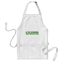In The Beginning, Man Created God Aprons