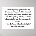 In the Beginning posters