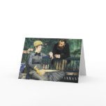 In the Conservatory, Édouard Manet Greeting Card
