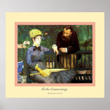 In the Conservatory ~ Edouard Manet Print