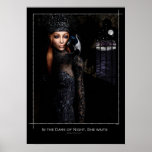 In the Dark of Night, She Waits Posters