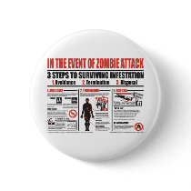 In The Event of Zombie Attack BUTTON