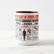 In The Event of Zombie Attack COFFEE MUG