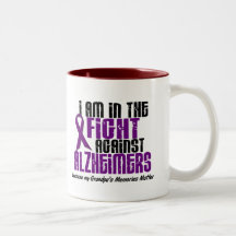 In The Fight Against Alzheimer's Disease GRANDPA Coffee Mugs